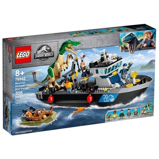 LEGO Jurassic World Baryonyx Dinosaur Boat Escape 76942