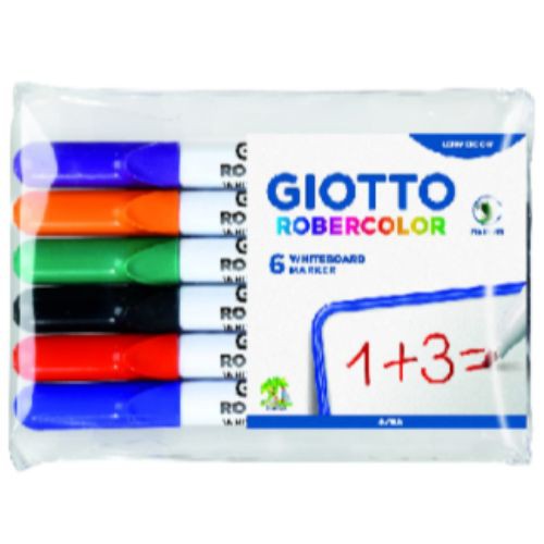 Giotto Whiteboard Marker Medium Robercolor - ชุด 6 คละสี