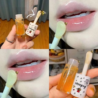 Peach lip oil milk white Peachoolong oil honey ลิปไลน์ ให้ความชุ่มชื้น ลิปเอสเซนส์ ส่วนผสมจากธรรมชาติ ไม่เหนียวเหนอะหนะ ชุ่มชื้นตลอดวัน