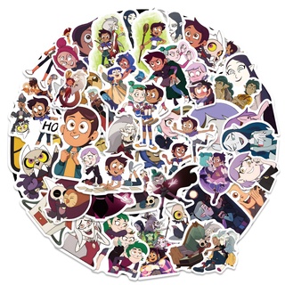 ชุดสติ๊กเกอร์ The Owl House การ์ตูนกราฟฟิตีกันน้ำ, 50 แผ่น/ชุด