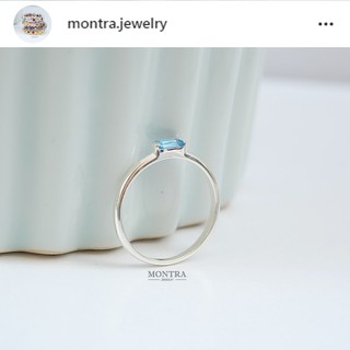 แหวนพลอยเสริมดวง แหวนเงินแท้ S925 ฝังพลอยแท้ by Montra Jewelry