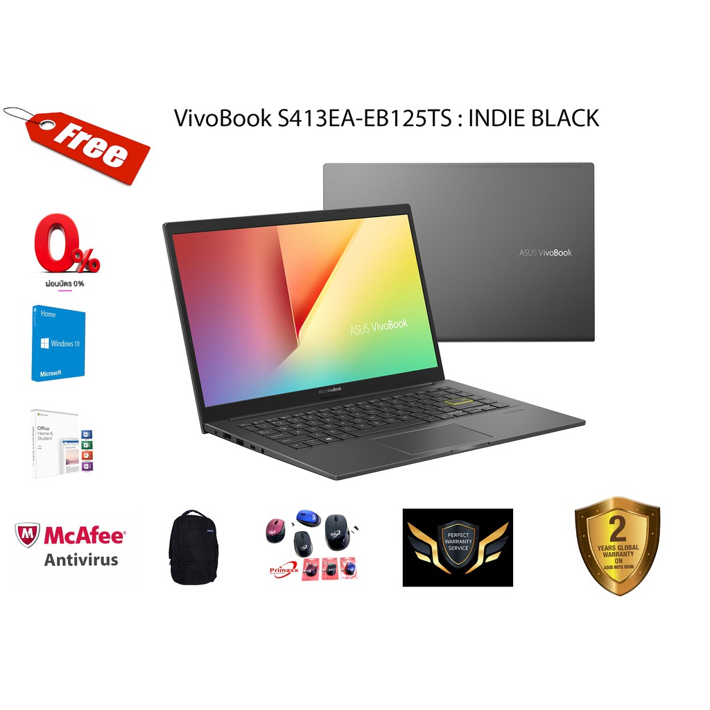 VivoBook S413EA-EB125TS : INDIE BLACK