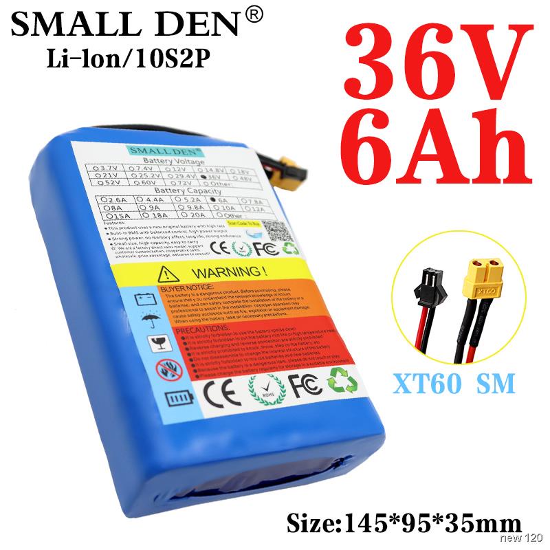 แบตเตอรี่  36V 6Ah 10S2P 18650 lithium battery pack 42V electric scooter lengthened electric vehicle