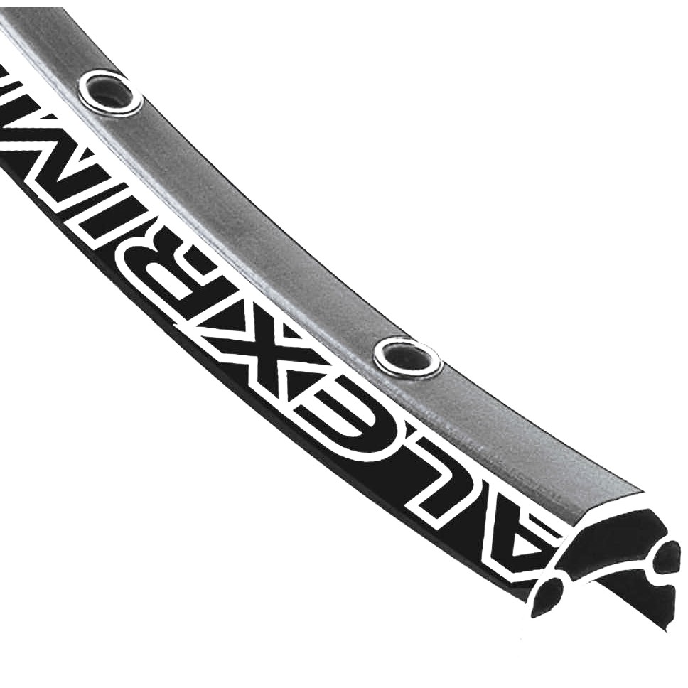 "ALEX" ขอบล้อ 26" 27.5'' MTB มีขอบวีเบรค รุ่น EN24 ,32H สีดำ