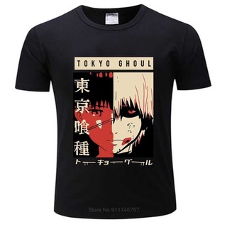 เสื้อยืดวินเทจใหม่ เสื้อยืดลําลอง แขนสั้น ทรงหลวม ลายการ์ตูนอนิเมะ Kaneki Ken แฟชั่นฤดูร้อน สําหรับผู้ชาย Mlgjpg63Nnakcp