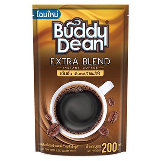 ถูกที่สุด✅  บัดดี้ดีน เอ็กซ์ตร้าเบลนด์ กาแฟสำเร็จรูป 200กรัม Buddy Dean Extra Blend Instant coffee 200 grams