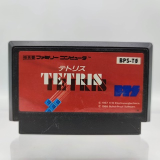 TETRIS ตลับแท้ Famicom FC เทสแล้ว เล่นได้