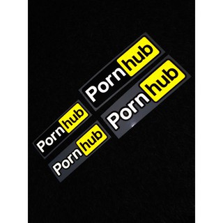 สติ๊กเกอร์  Porn hub สะท้อนแสง 3m