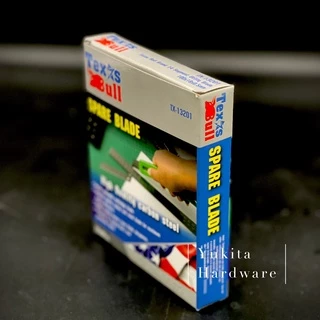 (1 อัน บรรจุ 6 ใบ) Texas Bull ใบมีดคัตเตอร์ใหญ่ TX-13201 18 มม. คุ้มค่า ราคาถูก คุณภาพดี