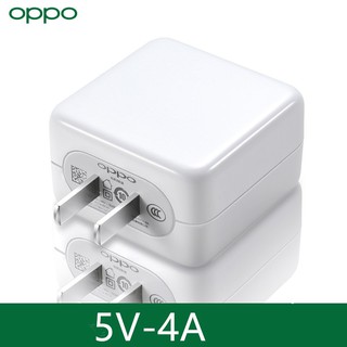 หัวชาร์จแท้ OPPO VOOC OPPO 5V4A เเท้ 100 % OPPO ยกกล่อง รับประกัน ของเเท้ OPPO VOOC ADAPTER พร้อมส่งครับ