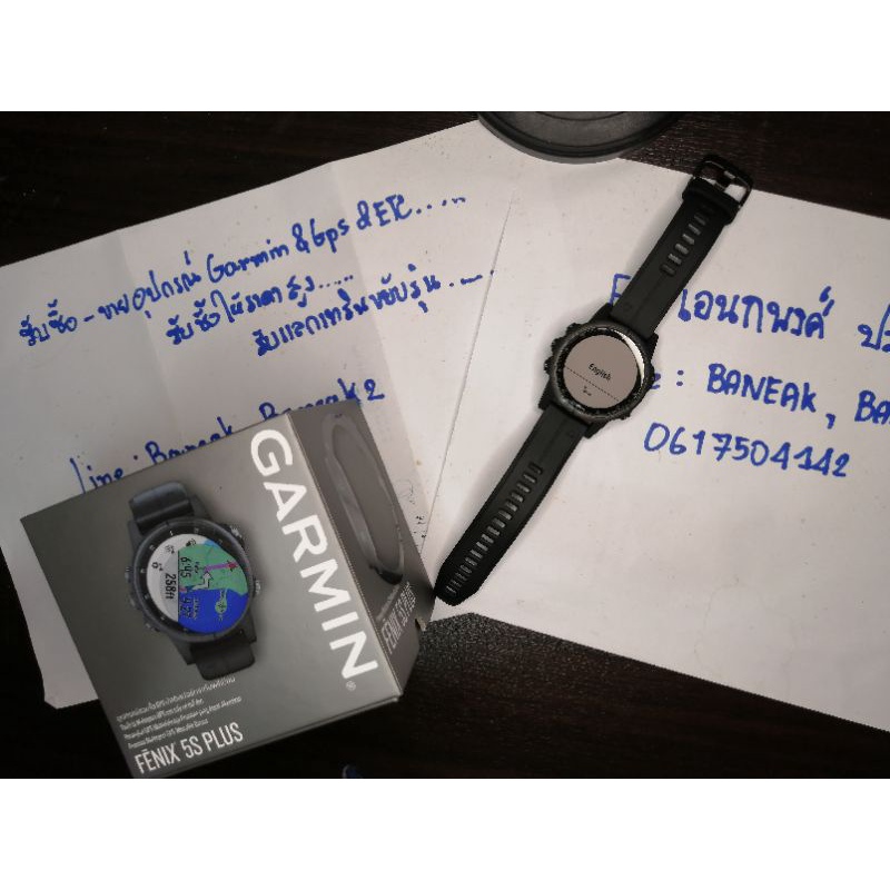 ขายนาฬิกา​ Garmin​ Fenix5S​ Plus sapphire​เครื่อง​ศูนย์​ไทย​Gis​ เครื่องมือสอง​ เมนูไทย​​⌚🇹🇭