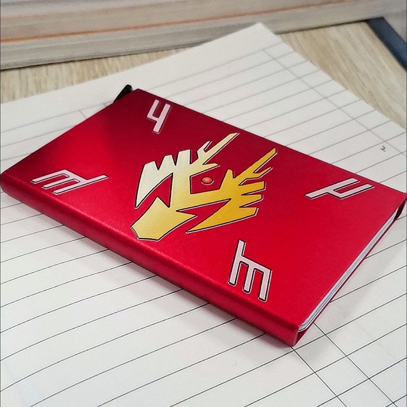 Kamen Rider กระเป๋าใส่บัตรป๊อปอัพ ลายมังกร ราชา งู กันขโมย _ Nn j beauty