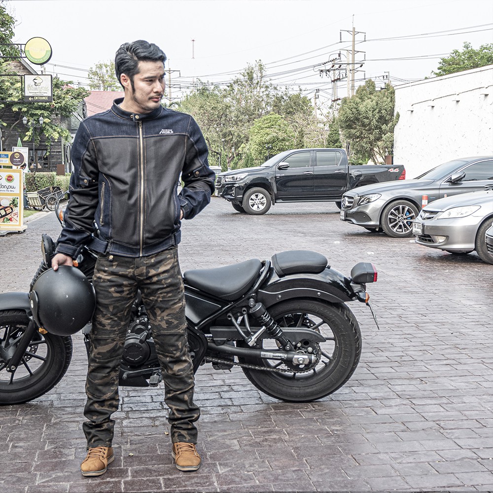 เสื้อการ์ดยีนส์ Aegis moto รุ่น north wind