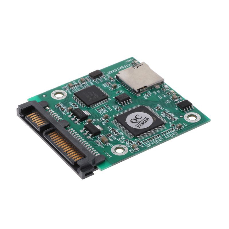 Micro SD TF Card 22pin SATA อะแดปเตอร์แปลง 2.5 นิ้ว HDD Enclosure ...