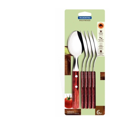 SPOON 21103/670 PLWD TM / FORK 22102/670 PLWD TM / TRAMONTINA WOODEN SPOON / FORK