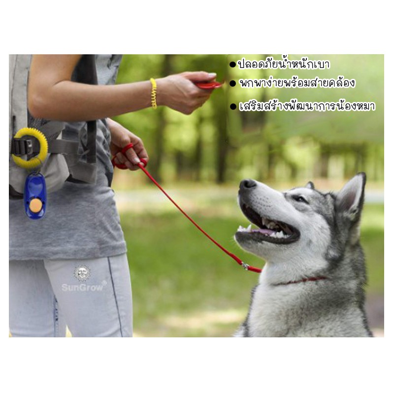 PP-044 Clicker dog training คลิกเกอร์ ฝึกสุนัข หมา อุปกรณ์ฝึกสัตว์เลี้ยง