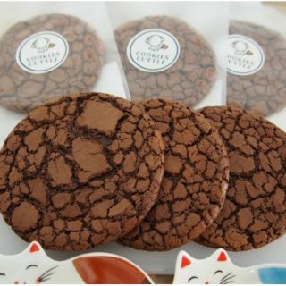 โฮมเมด คุกกี้ช็อคโกแลตหน้าแตก Homemade Cracking Chocolate Cookies [Cookies Cuttle]