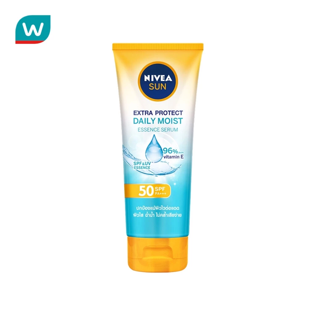 Nivea นีเวีย ซัน เอ็กซ์ตร้า โพรเท็ค เดลี่ มอยส์ บอดี้ เอสเซนส์ เซรั่ม SPF50 PA+++ 180 มล.