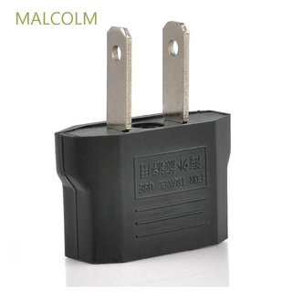 Malcolm อะแดปเตอร์ชาร์จ 2 Pin Plug Outlet Ac Power Eu ถึง Us อเมริกันสไตล์ยุโรปหลากสี