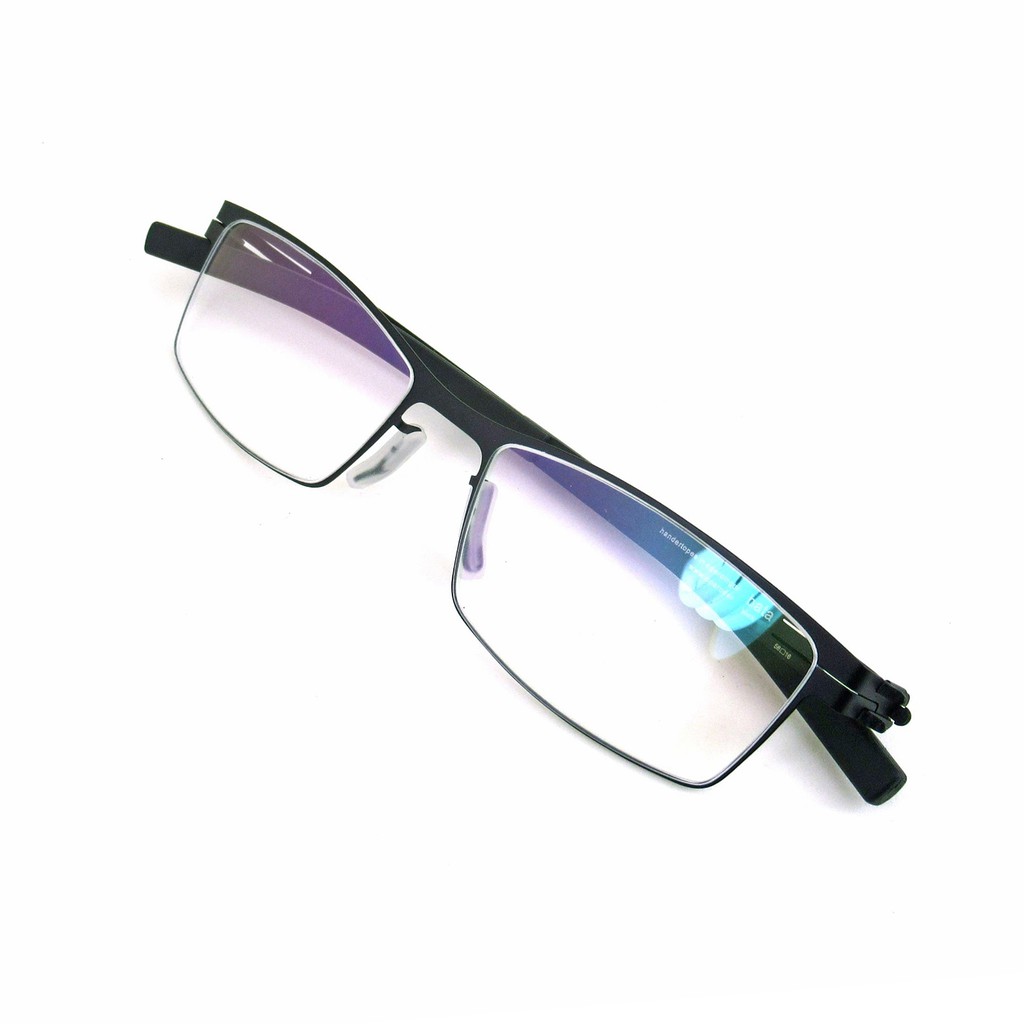 Ic Berlin แว่นตารุ่น 009 C-1 สีดำ Toru N กรอบเต็ม ขาข้อต่อ วัสดุ สแตนเลส สตีล Eyeglass ทางร้านเรามีบริการรับตัดเลนส์