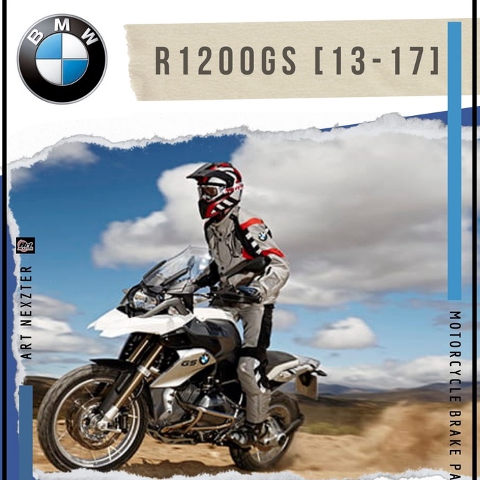 ผ้าเบรค R1200GS ปี13-17 BMW Nexzter