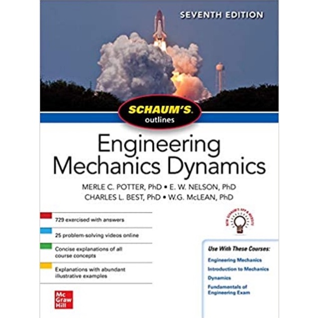 Mcgraw Hillหนังสือ|9781260462869|SCHAUM'S OUTLINE OF ENGINEERING MECHANICS DYNAMICS