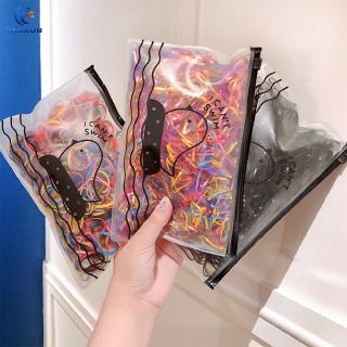 2500pcs Korean Childrens Disposable Rubber Band Color Headband Hair Accessories Hair Rope