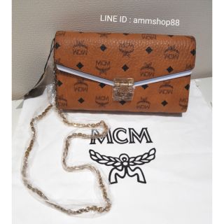 MCM Millie Visetos Flap Crossbody