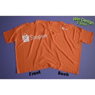 เสื้อยืด Shopee ผ้าคอตตอน100% ผ้าหนานุ่ม