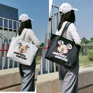 พร้อมส่ง กระเป๋าสะพายข้าง (ส่ง) กระเป๋าMicky  mouse (mouse) กระเป๋าใบใหญ่จุของสะใจสุดๆ