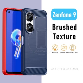 Asus Zenfone 9 Zenfone 9 เคสโทรศัพท์ TPU แบบนิ่ม ผ้าซาติน กันตก