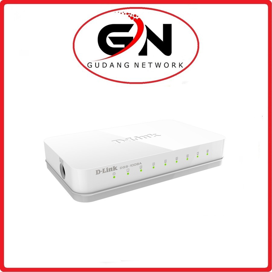 Dlink DGS-1008A 8 พอร์ต Gigabit Unmanaged Switch