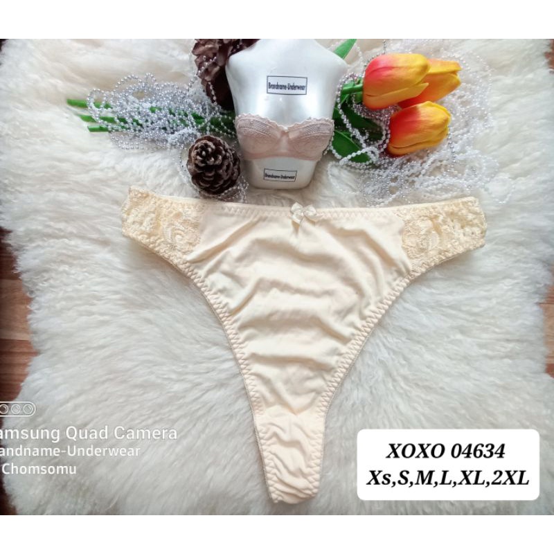 xoxo ผ้านุ่ม❤️ ช.ใส่ได้ Size XS,S,M,L,XL ชุดชั้นใน/จีสตริง(G-string) 04634