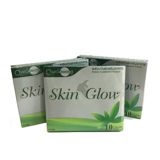 Chansawang จันทร์สว่าง สกิน โกลว์ อาหารเสริมสำหรับสตรี (Skin Glow) จำนวน 1 กล่อง 10 แคปซูล