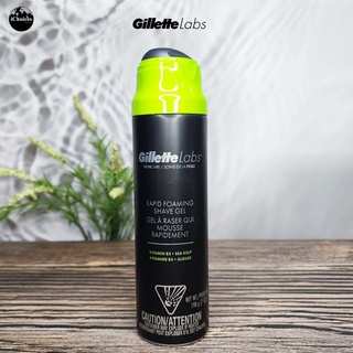 [GilletteLabs] ยิลเลตต์ เจลโกนหนวด สำหรับผู้ชาย Skincare Rapid Foaming Shave Gel for Men 198 g