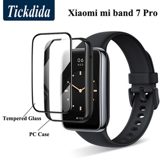 สําหรับ Xiaomi Mi Band 7 Pro เคส + กระจกนิรภัย รวมทุกอย่าง ป้องกันหน้าจอ เคสกันกระแทก