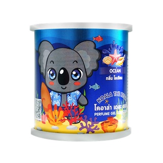 The Rich เจลหอมปรับอากาศ THE BEAR KOALA ขนาด 70 กรัม สีฟ้า กลิ่นโอเชี่ยน