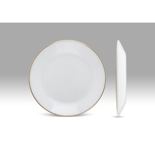 PEARL แก้วเนื้อมุก Dinner plate - จานก้นตื้น ทรง GP ขนาด 7" / 8" / 9" / 10" (รหัส 541-571)