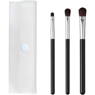 Direct from Japan Kai Corporation Cosmeup Kumano Brush Eye Shadow Brush S M L 3 Types Simple Case Set Makeup Brushes 3 Set ・1 Set 3 Pieces