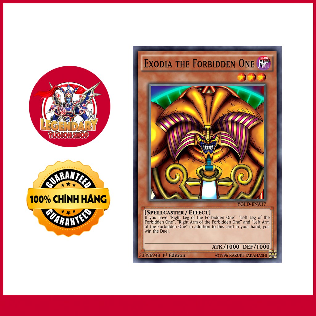 [การ์ด Yugioh ดั้งเดิม] Exodia the Forbidden One