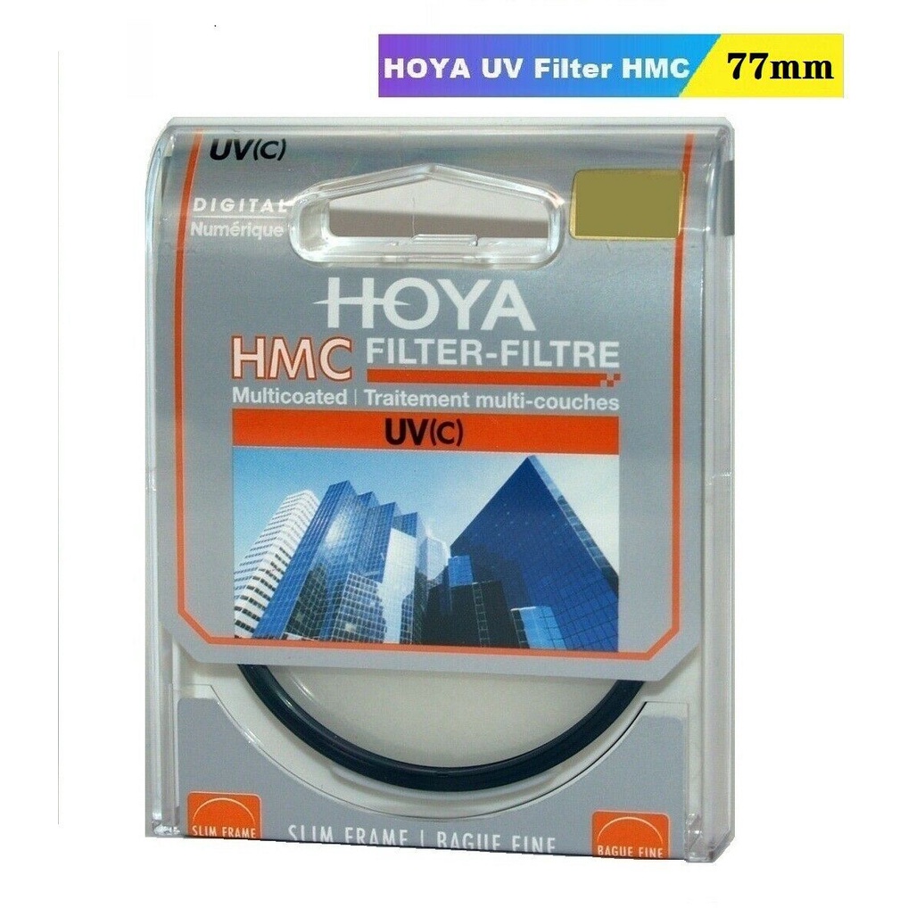 NEW Hoya HMC UV(c) 77 Mm Filter Slim Frame Digital Multicoated MC UV C ...