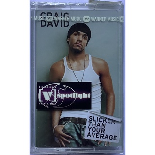 Cassette Tape เทปคาสเซ็ตเพลง Craig David อัลบั้ม Slicker Than Your Average ลิขสิทธิ์ ซีล