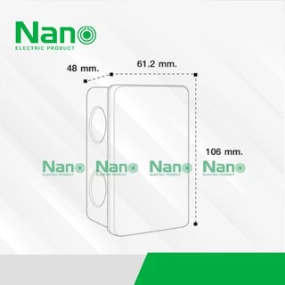 50ชิ้น 30 ชิ้น ยกลัง กล่องพักสาย กล่องพัก 2x4 4x4 NANO 24MB 24M 24Y 24B 24W 44M 44MB 44Y 44B 44W แบบมิล แบบหุน