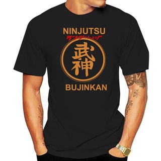 เสื้อยืดสีขาวขายดี เสื้อยืดผ้าฝ้าย 100% พิมพ์ลาย Ninjutsu Ninja Bujinkan Martial Art 2022S-4XL