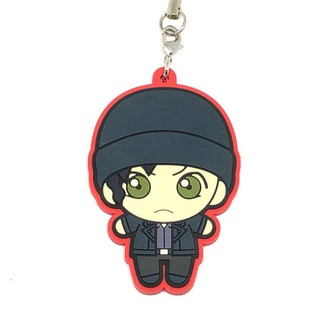 Akai Shuichi Rubber Strap พวงกุญแจแสตรปยาง จาก Detective Conan ยอดนักสืบจิ๋วโคนัน งานลิขสิทธิ์ SEGA แท้จากญี่ปุ่น