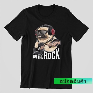 ROUND คอลูกเรือสไตล์สตรีท 【COD】 เสื้อยืดผู้ชาย คู่รัก ลายหมา เสื้อยืด COMING CLUB-4XL