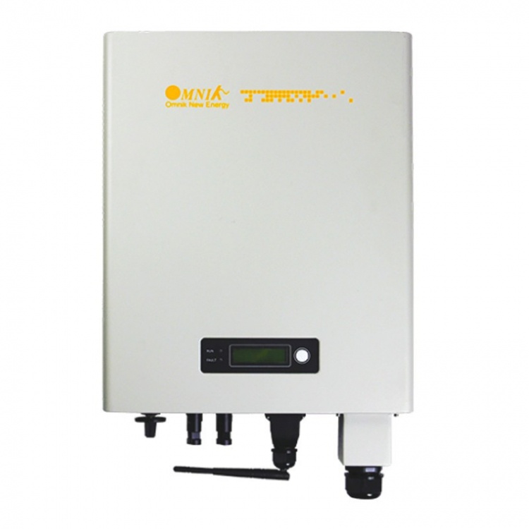 Grid tie inverter 1.5​ Kw Omnik เริ่มทำงานที่ 2 แผง รับประกัน1 ปี​ (ไม่มีไวไฟ)​