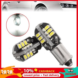 Jacansi BA9S 233 T4W หลอดไฟ LED 24 ดวง Smd พร้อมตัวถอดรหัส 2 ชิ้น