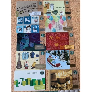 Starbucks cards 10 ใบ 350.-