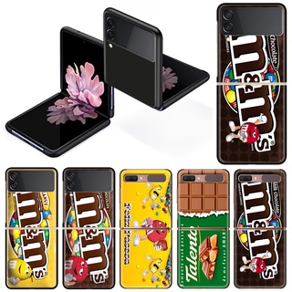 Case Samsung Galaxy Z Flip 3 Cases Luxury High Quality Plastic Back Matte PC Flip3 5G Folding And Splitting ZFlip 5G Shockproof 6.7 Inches Thin Shell Black Mobile Coque Casing Cover Anti-knock Hard Fashion M&amp;Ms Chocolate Nutella Bottle